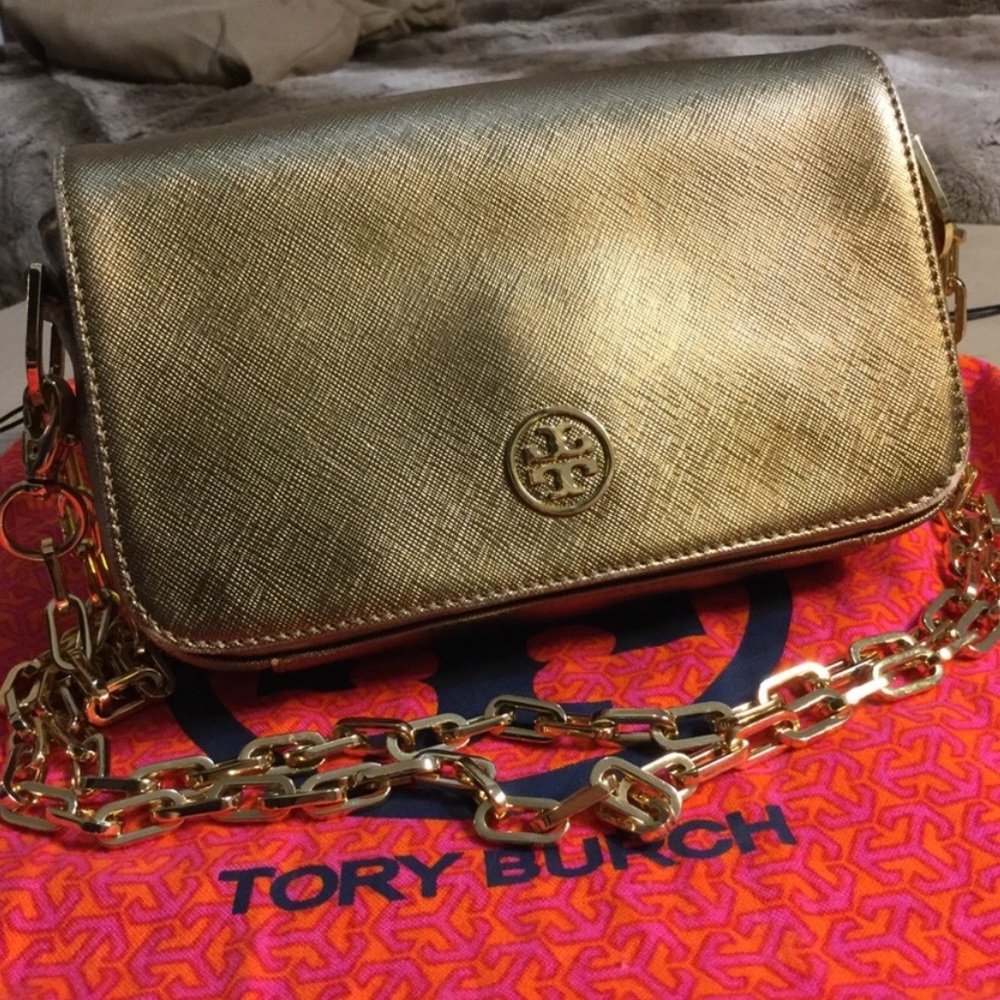 Gold Tory Burch🎀 crossbody